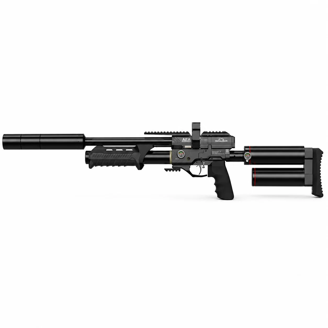 AEA Megalodon MK2 – Pump-Action Big Bore PCP with Dual Tank System - Image 2